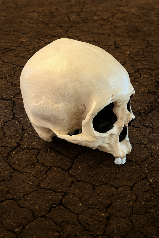 Blank Aged Skull