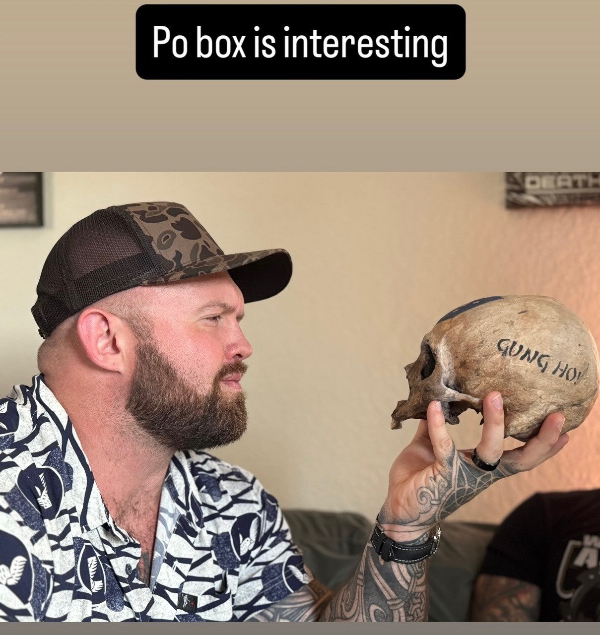 Carlson's Raiders Skull