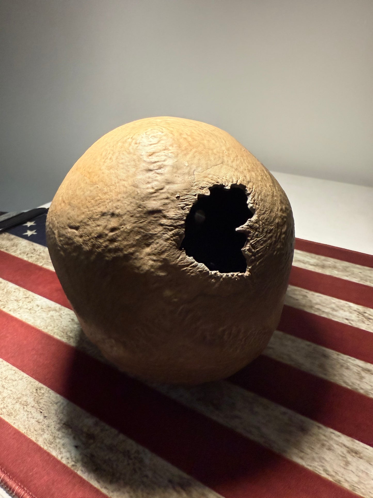 Blank Aged Skull
