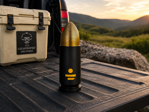 9mm Bullet Portable Bluetooth Speaker  (Black)