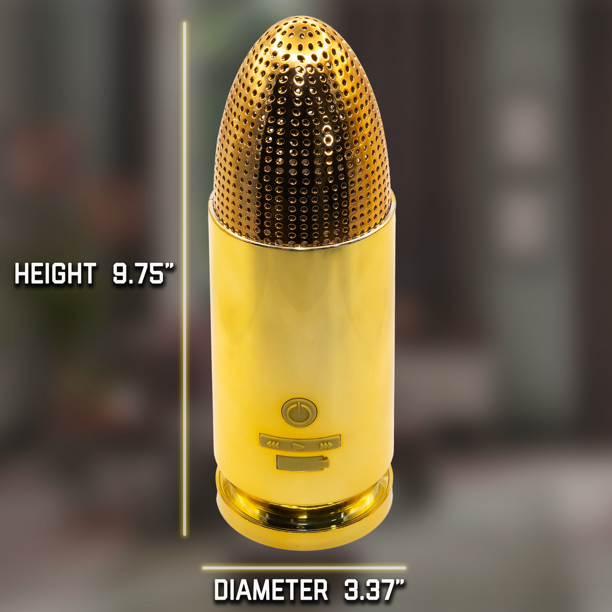 9mm Bullet Bluetooth Speaker